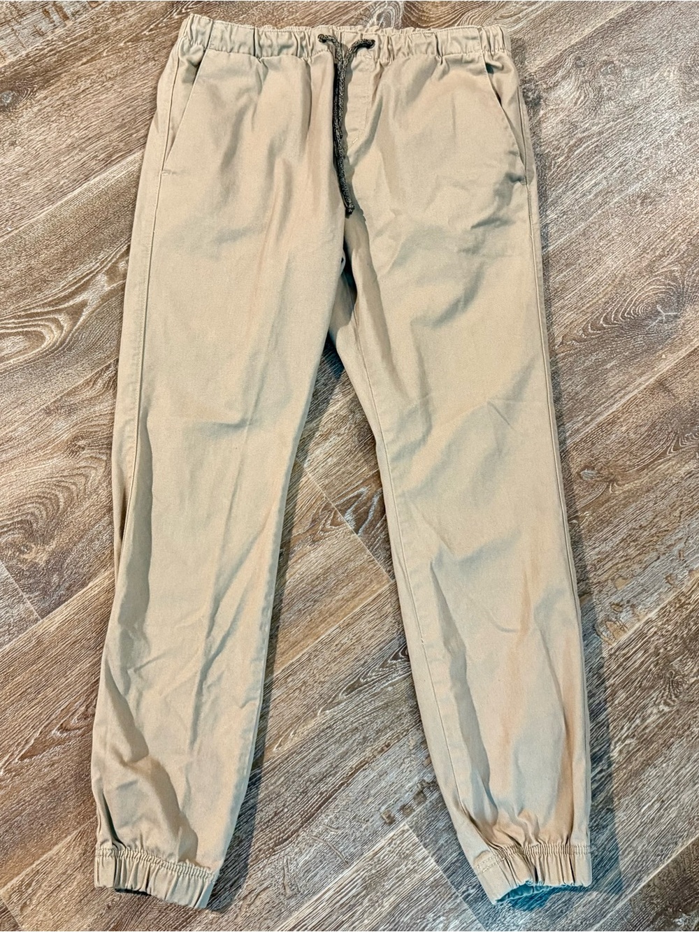 Men’s Free World Tan Jogger Pants Size Medium
